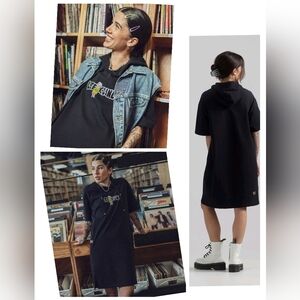 2418) Lee & Dragonball Z Y2K Black Trunk Dress Size  XS (oversized)